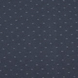 Stretch Cotton Blazer - Navy - Farinaz Taghavi