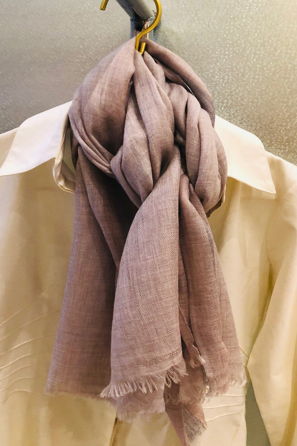 Rose Gold and Sand Scarf - Farinaz Taghavi