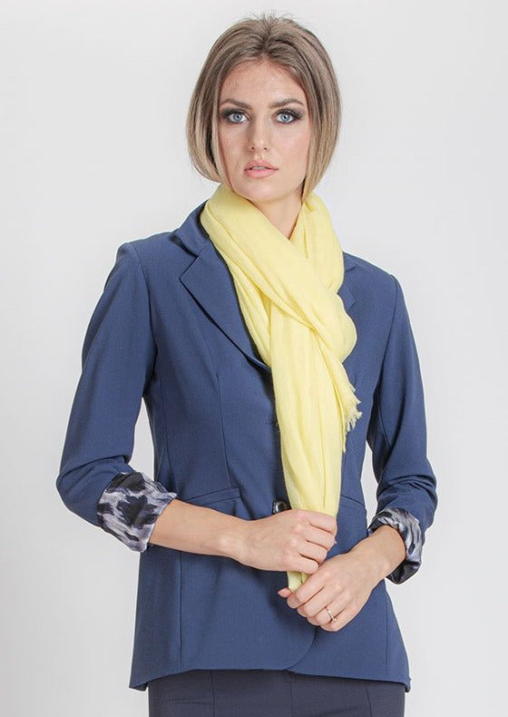 Exquisite Blazer - Navy Leopard
