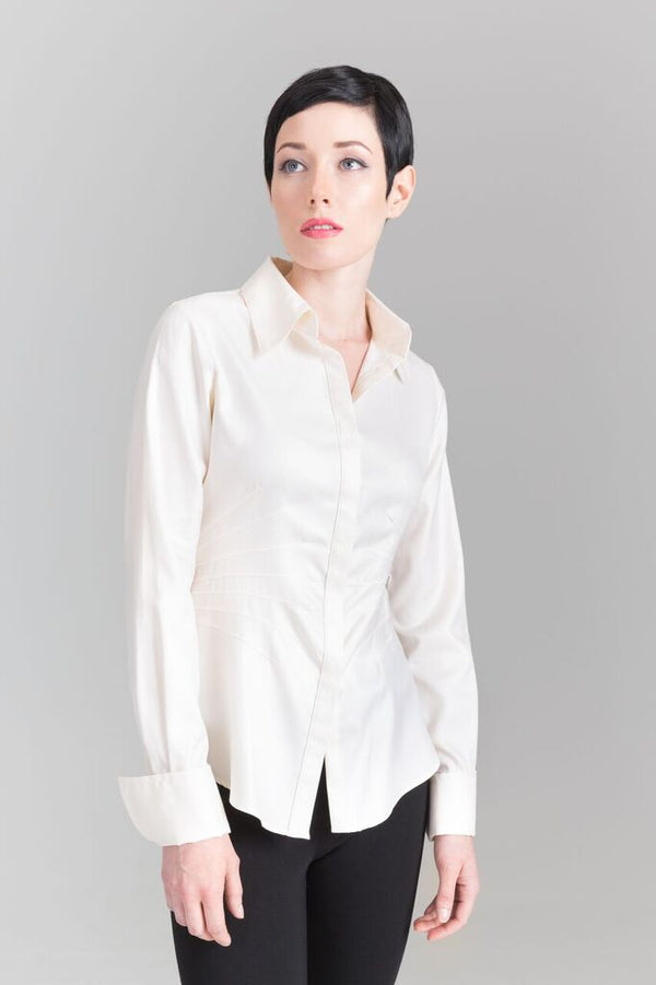 Joy - Cream Shirt - Farinaz Taghavi